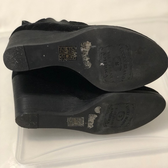 Lucky Brand suede wedge boots - Picture 5 of 5